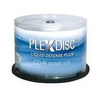 PlexDisc 52x 700MB Liquid Defense Plus Glossy White Inkjet Hub Printable CD-R PlexDisc 52x 700MB Liquid Defense Plus Glossy White Inkjet Hub Printable CD-R